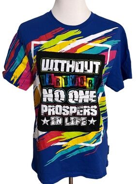 Switch Remarkable Graphic Short Sleeve Tee in Royal Blue with Multicolor Print